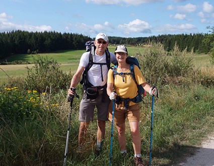 begeleide pelgrimstocht An en Gerard