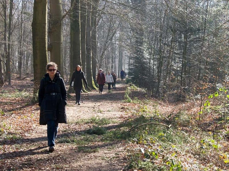 wandelen tijdens stilte-retraite Betlehem