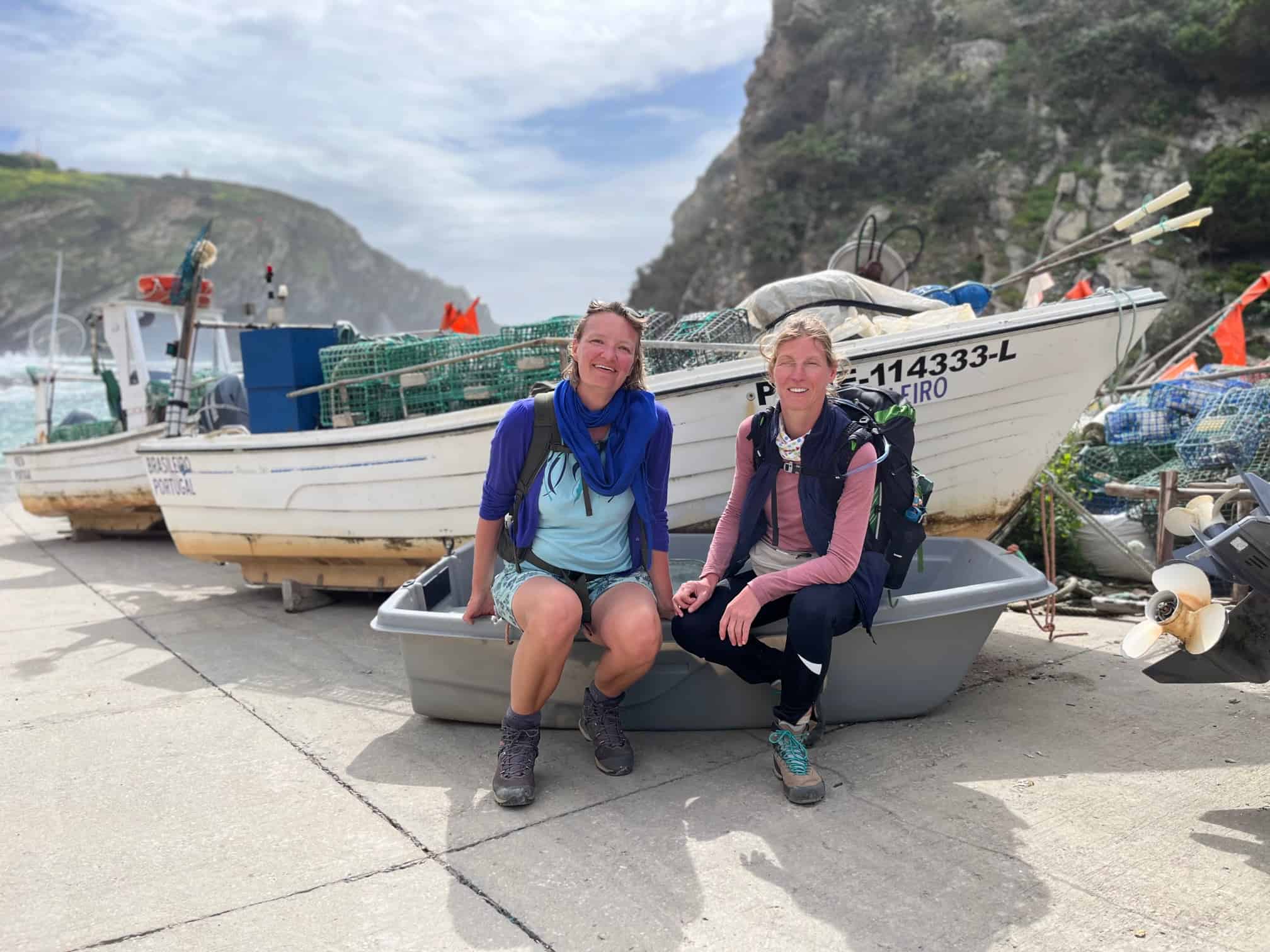 begeleiders Annemieke en Ellen Rota Vicentina